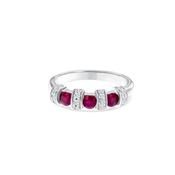 Anello Roman Gioielli Donna LEGAMI in Oro bianco Rubino 0.54 Ct R432A622N14322 - R432A622N14322